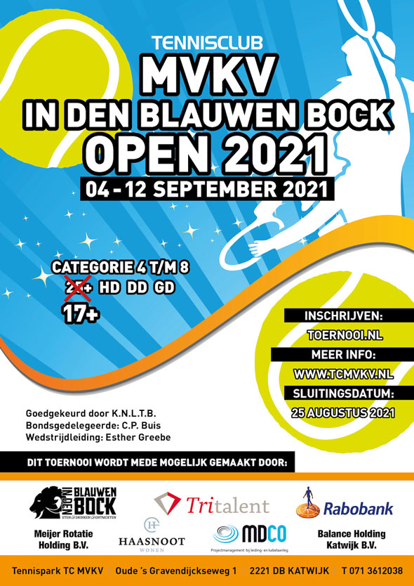 TC MVKV Open Toernooi 2021